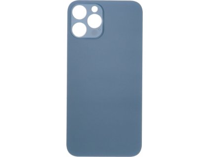 Zadní kryt baterie se zvětšeným otvorem na kameru + lepení pro iPhone 12 Pro Max HQ - Modrý