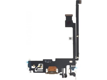 Nabíjecí port a flex kabel pro iPhone 12 Pro Max OEM - Zlatý
