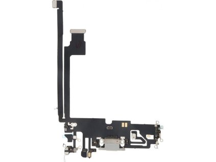 Nabíjecí port a flex kabel pro iPhone 12 Pro Max HQ - Bílý