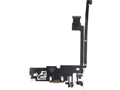 Nabíjecí port a flex kabel pro iPhone 12 Pro Max HQ - Zlatý
