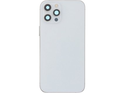 Osazený housing a kryt baterie pro iPhone 12 Pro Max HQ - Stříbrný