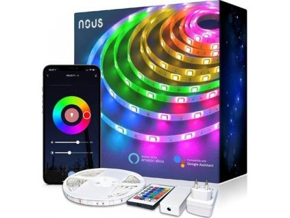 Smart LED pásek 12V 40LED/m IP44 36W RGB NOUS F2 10m WiFi Tuya