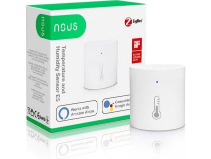 Smart detektor teploty a vlhkosti NOUS E5 ZigBee Tuya