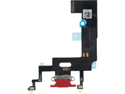 Nabíjecí port a flex kabel pro iPhone XR OEM - Červený