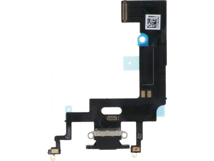 Nabíjecí port a flex kabel pro iPhone XR OEM - Černý