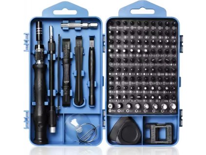 KINGSDUN 117v1 magnetická precizní sada šroubováků pro opravy elektroniky