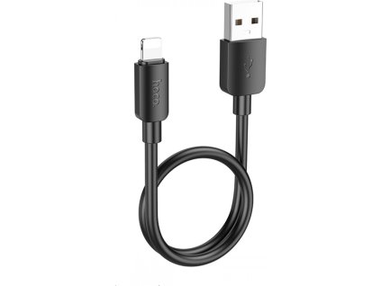 Hoco X96 Lightning nabíjecí a datový kabel 0,25 m – černý