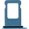 Šuplík na SIM kartu s těsněním pro iPhone XR ORI - Modrý