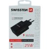 Swissten síťový adaptér pd 25w pro iphone a samsung černý