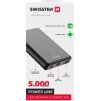 Swissten power line power bank 5000 mah 10w black