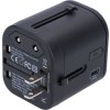 Multifunkční cestovní adaptér se 3 USB + 1 USB-C porty