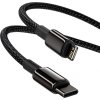 Baseus CATLWJ-01 Tungsten Gold Fast Charge Kabel USB-C to Lightning 20W 1m Black