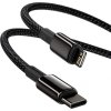 Baseus CATLWJ-A01 Tungsten Gold Fast Charge Kabel USB-C to Lightning  20W 2m Black