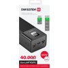 Swissten power line power bank 40000 mah pro notebooky 100w power delivery black