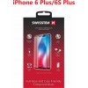 Sklo swissten full glue, color frame, case friendly pro apple iphone 6 plus/6s plus černé