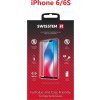 Sklo swissten full glue, color frame, case friendly pro apple iphone 6/6s bílé