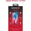 Sklo swissten full glue, color frame, case friendly pro apple iphone 12 mini černé