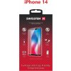 Sklo swissten full glue, color frame, case friendly pro apple iphone 14 černé