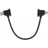 15CM datový kabel Lightning to Micro (zakřivená hlava) pro DJI Mavic Pro/Mavic Mini/Spark Black