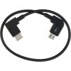 30cm datový kabel Micro to Type-C pro DJI Mavic Pro/Mavic Air/Mavic 2 Zoom/Mavic 2 Pro/Mavic Mini/Spark Black