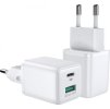 JOYROOM L-QP303 30W Type-C+USB QC3.0 Mini Fast Charger EU Plug White CCC/CE/FCC/ROHS Certified
