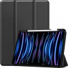 Solid Color Horizontal Deformation Flip Leather Case With Pen Slot TPU Case for iPad Pro 11 2022(4th) Black