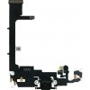 Nabíjecí port a flex kabel pro iPhone 11 Pro černý Ori