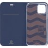 DUX DUCIS Skin Pro flipové kožené pouzdro pro iPhone 11 Pro Modrá