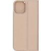 DUX DUCIS Skin Pro flipové kožené pouzdro pro iPhone 12 Pro Max Zlatá