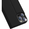 DUX DUCIS Skin Pro flipové kožené pouzdro pro iPhone 13 Černá