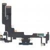 Nabíjecí konektor s flex kabelem pro iPhone 14 černá HQ