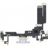 Nabíjecí konektor s flex kabelem pro iPhone 14 fialová OEM
