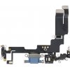 Nabíjecí konektor s flex kabelem pro iPhone 14 modrá Ori