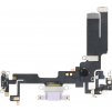 Nabíjecí konektor s flex kabelem pro  iPhone 14 fialová Ori