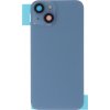 Kryt baterie + zadní čočka fotoaparátu a rámeček s držákem + čip bezdrátové nabíječky + magnetický kroužek + blesk pro iPhone 14 modrá OEM