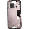 Středový rámeček s bočními tlačítky + přihrádka na kartu SIM pro iPhone 15 růžová OEM