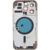 Středový rám + Kryt baterie + Sklíčko zadní kamery s rámem + postranní tlačítka + protiprachová mřížka reproduktoru + SIM slot s magnetem + Nástroj na vyndání SIM karty pro iPhone 14 Pro HQ - Zlatý