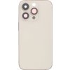 Středový rám + Kryt baterie + Sklíčko zadní kamery s rámem + postranní tlačítka + protiprachová mřížka reproduktoru + SIM slot s magnetem + Nástroj na vyndání SIM karty pro iPhone 14 Pro HQ - Zlatý
