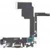 Nabíjecí konektor + flex kabel pro iPhone 15 Pro Černá titanová Ori