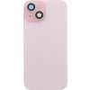 Kryt baterie + Čočka zadní kamery s rámečkem + Magnetický kroužek pro iPhone 15 Plus OEM - Růžový