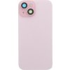 Kryt baterie + Sklíčko zadní kamery s rámem a magnetem + Metal Plate + Čip bezdrátového nabíjení + Baterka pro iPhone 15 Plus růžová OEM