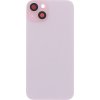 Kryt baterie + Sklíčko zadní kamery s rámem a magnetem + Metal Plate + Čip bezdrátového nabíjení + Baterka pro iPhone 15 Plus růžová OEM