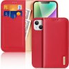 DUX DUCIS Hivo Series Magnetic Horizontal Flip Leather TPU + PU Case for iPhone 13/14 Red