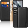 DUX DUCIS Hivo flipové kožené pouzdro pro Samsung Galaxy S24 Ultra Černá