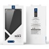 DUX DUCIS Skin X Pro flipové kožené pouzdro s Ring Stand pro iPhone 16 Black