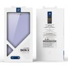 DUX DUCIS Skin X Pro flipové kožené pouzdro s Ring Stand pro iPhone 16 Purple