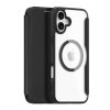 DUX DUCIS Skin X Pro Magnetické Flipové kožené pouzdro pro iPhone 16 Black