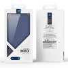 DUX DUCIS Skin X Pro Magnetické Flipové kožené pouzdro pro iPhone 16 Blue
