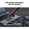 Nillkin Bumper GO Keyboard Case (Backlight Version) pro iPad Pro 12.9 2020(4th)/Pro 12.9 2021(5th)/Pro 12.9 2022(6th)/Air 13 2024 Šedý