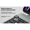 Nillkin Bumper GO Keyboard Case (Backlight Version) pro iPad Pro 11 2020-2022/Air 2020/2022/2024 Šedý